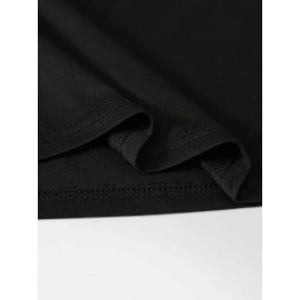 Women'S Casual Short Sleeve T-Shirt with Lion Graphic Design - 