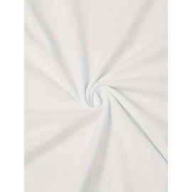 Women'S Casual V-Neck T-Shirt with Alphabet Print, Polyester 60%, Rayon 35%, Spandex 5%, Medium Stretch Knit Fabric, Regular Length, for Spring/Summer/Fall - 180g/m²